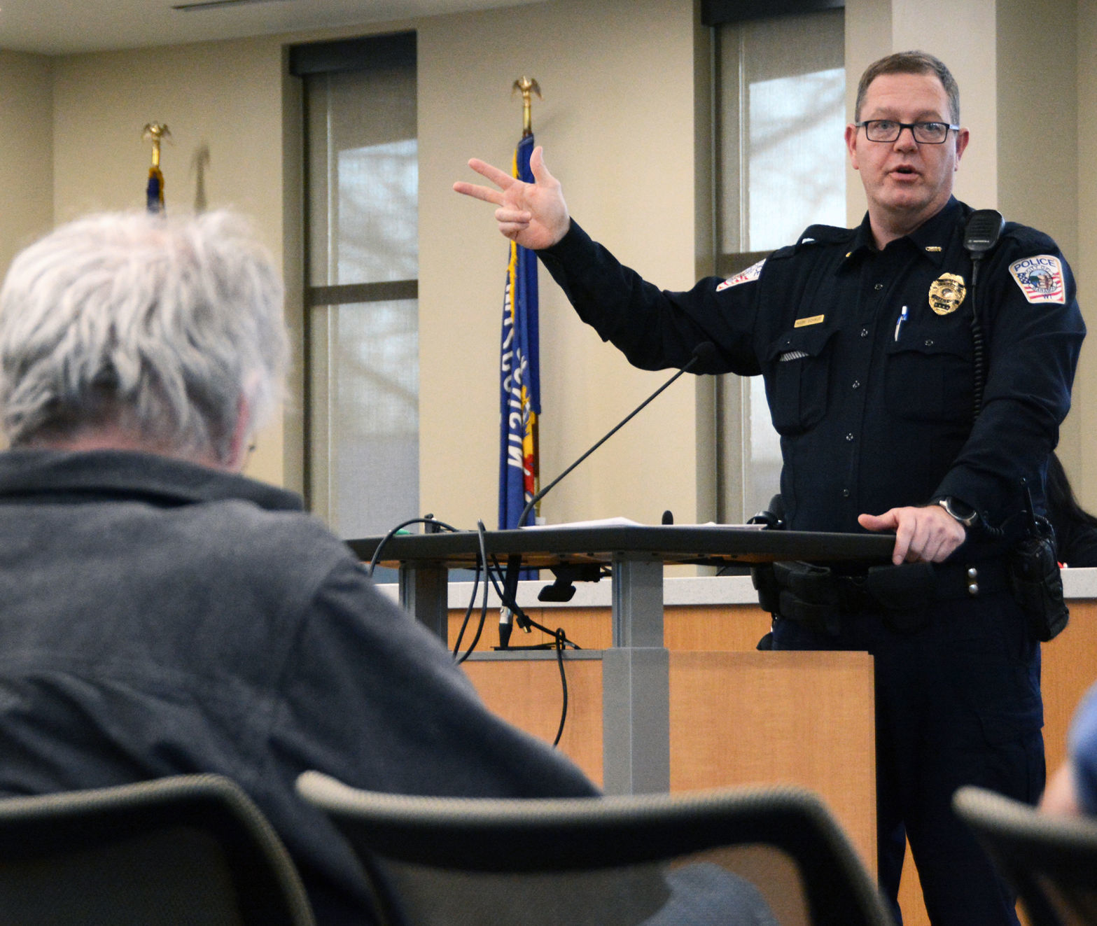 Baraboo Police Chief Mark Schauf